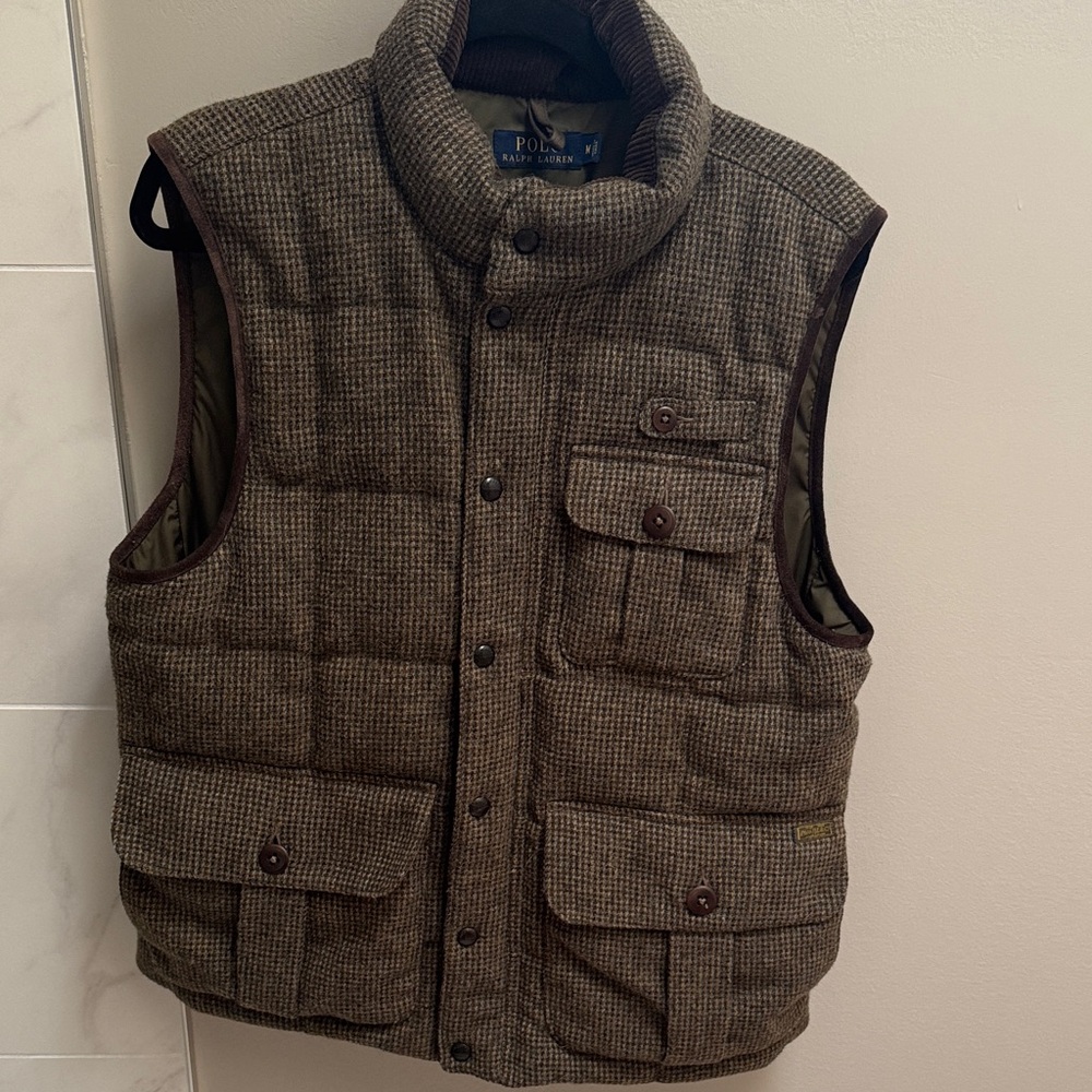 Polo by Ralph Lauren Houndstooth Quilted Vest